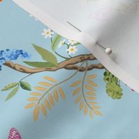 Monetary Chinoiserie - Light Blue - small