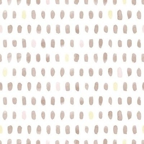 Watercolor dots / Brown / Small