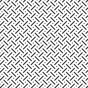 Geometric Pattern in  Black & White