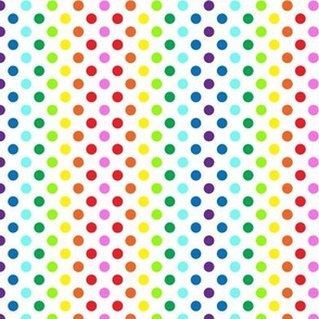 Rainbow Polka Dot #4