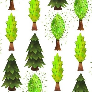 XL Forest Trees // Camp Fabric