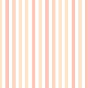 Bold Gradient Stripe Peach, Small