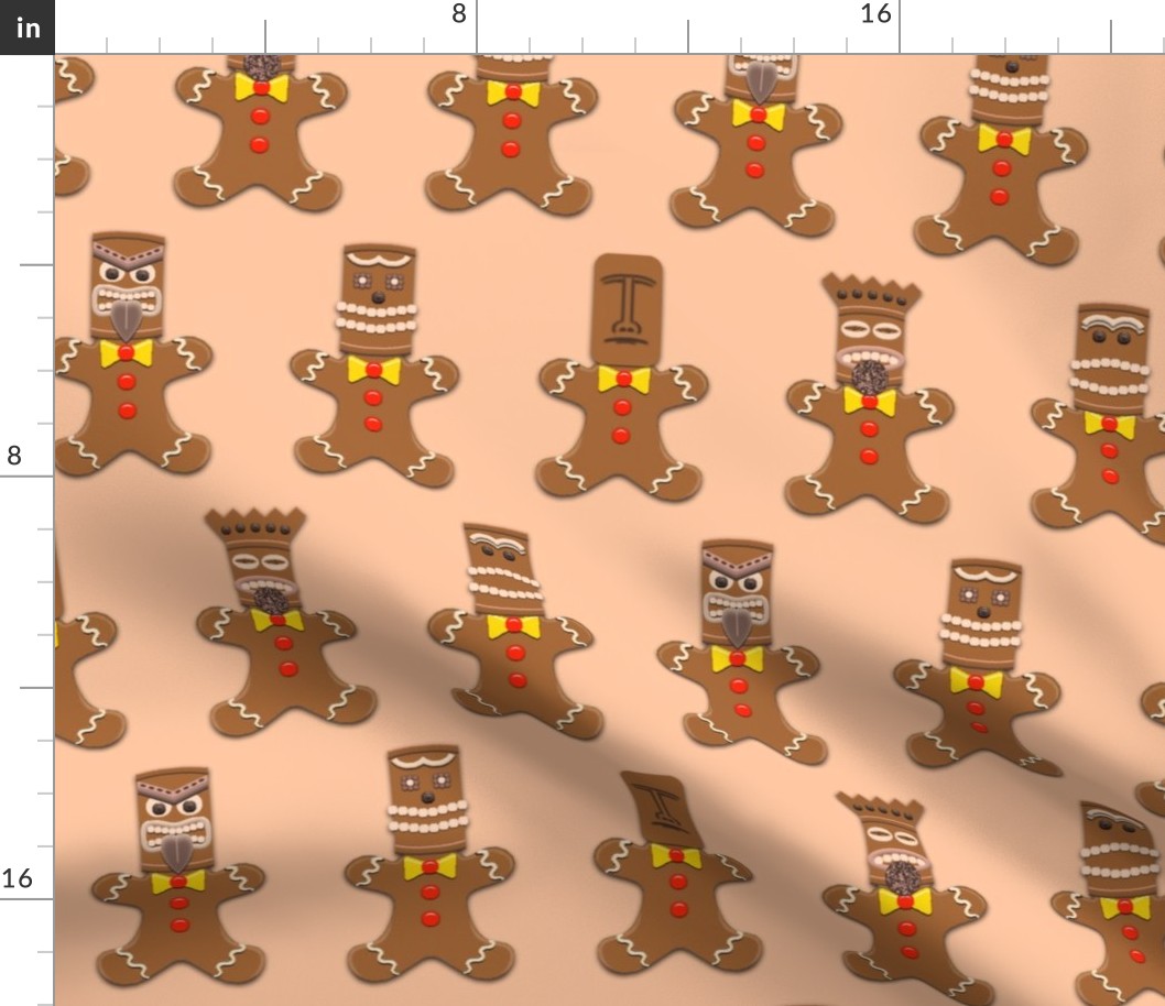 Tiki and Easter Island Gingerbread Men