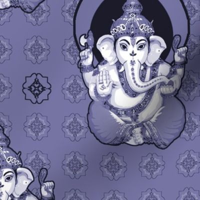 Big Soft Purple Ganesh