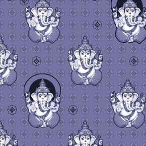 Big Soft Purple Ganesh