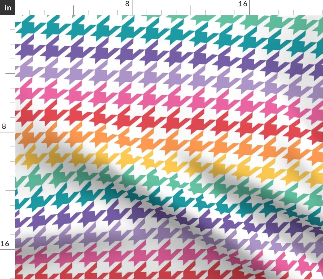 Rainbow Houndstooth