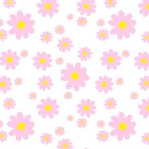 pretty pink daisy pattern