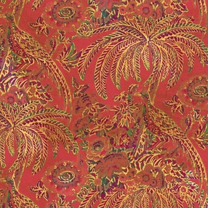 The Pheasant, Antiqued Royal Red 