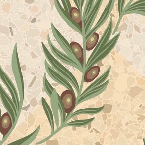 Diagonal Olive Branches