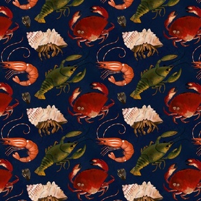 Crustacean deep ocean navy