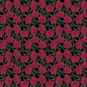 Roses - The Barbed Rose (Small Print)