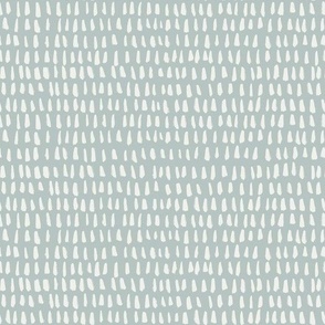 Paint Brush Dashes on Celadon Green  // Large Scale