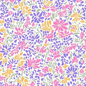 Pattern of all kinds of flowers