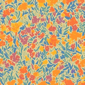 Pattern of all kinds of flowers