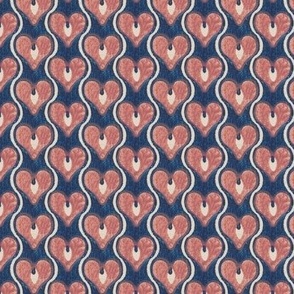stripes of hearts