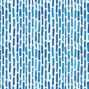 Blue watercolour lines