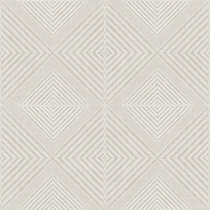 Triangle Line Tile Grey on Grey Large