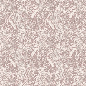 Wildflower Texture on Pale Antique Pink - Modern Farmhouse / Medium