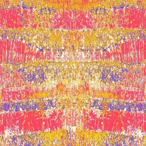 Palm Tree Bark Stripe Texture Natural Fun Rugged Tropical Neutral Interior Bright Colors Light Ruddy Red Pink FF4060 Golden Yellow Gold FFD500 Light Blue Ultramarine Purple 6040FF Bold Modern Abstract Geometric 24 in x 29 in repeat
