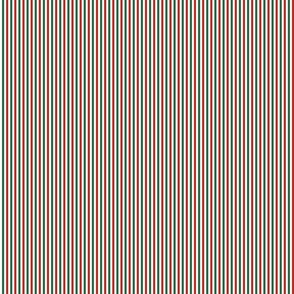 Stripe - Christmas - Red/Green/White - 1/8”
