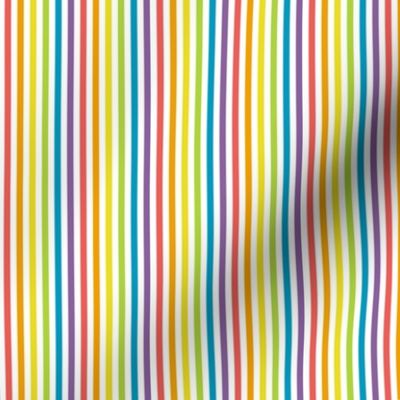 Stripe - Rainbow/White - Multicolor - 1/8”