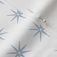 Soft Blue AND WHITE STARS 