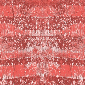 Palm Tree Bark Stripe Texture Natural Fun Rugged Tropical Neutral Interior Bright Colors Coral Red EC5E57 Fresh Modern Abstract Geometric 24 in x 29 in repeat