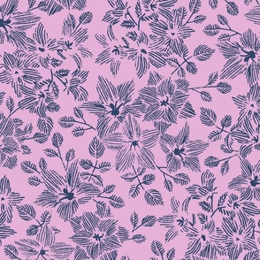 Britta Ditsy Floral - Pink Large