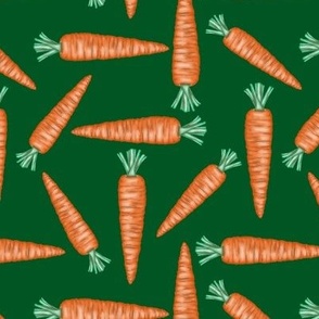 carrots - dark green
