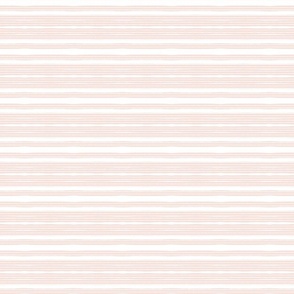 Summer quilt stripe- white, Peach, blush, small