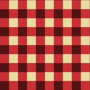 Red Sucessful Checks with Yellow