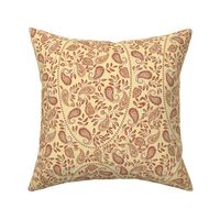 Butter Brown Western Paisley Floral Small