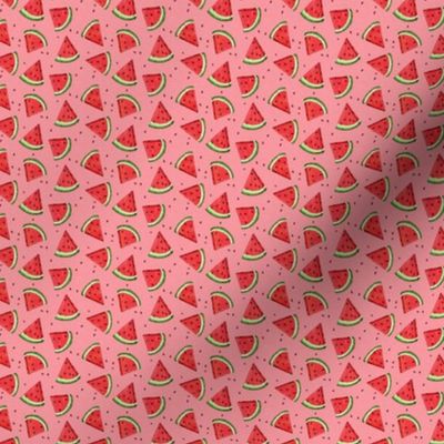 Tossed Watermelons - pink SMALL