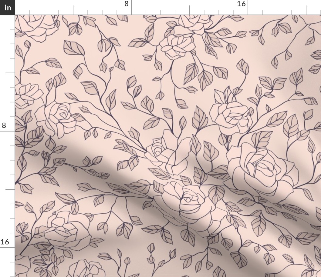 Pattern of roses