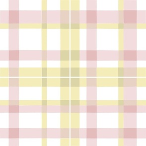 Yellow and Pink Plaid 