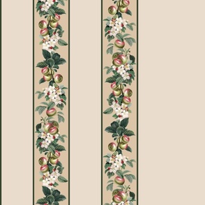 BORDER PRINT - APPLE ORCHARD COLLECTION (ECRU)