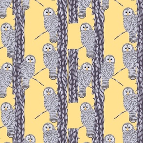 Owls Print 