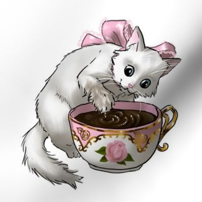 Kitten Tea Party, Playful Guest