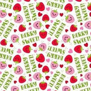Small Scale Berry Sweet Red and Pink Kawaii Strawberries