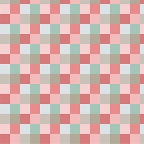 Small Pink Mint Candy Checkerboard