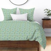 Wild Garden Tapestry Teal Small