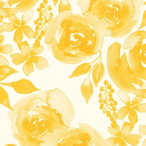 Rose Garden Monochromatic Gold