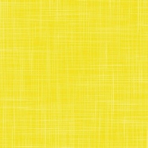 Crosshatch Linen Texture Blender in Lemon Yellow