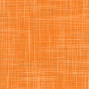 Crosshatch Linen Texture Blender in Carrot Orange