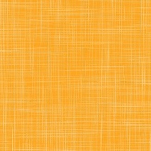 Crosshatch Linen Texture Blender in Marigold Golden Orange