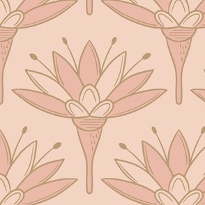Deco Floral | MED Scale | Peach Blush