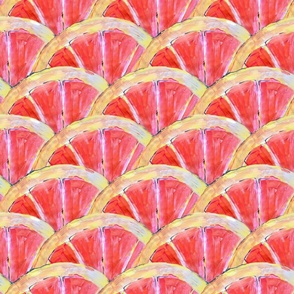 Grapefruit repeat pattern medium