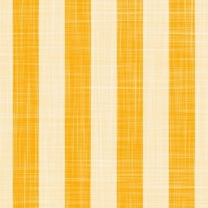 mustard yellow 1 inch stripe with linen texture