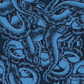 Blue Tentacle Mess