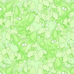 Lime Green Field of Cyclops
